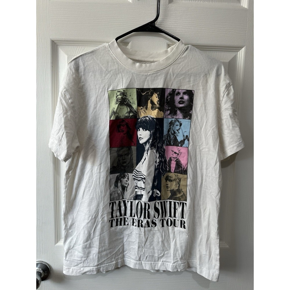 Taylor Swift The Eras Tour 2023-2024 Concert T-Shirt White Small Official Merch